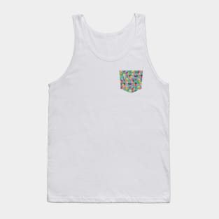 Pocket - Cute Ice Creams Kids Tank Top